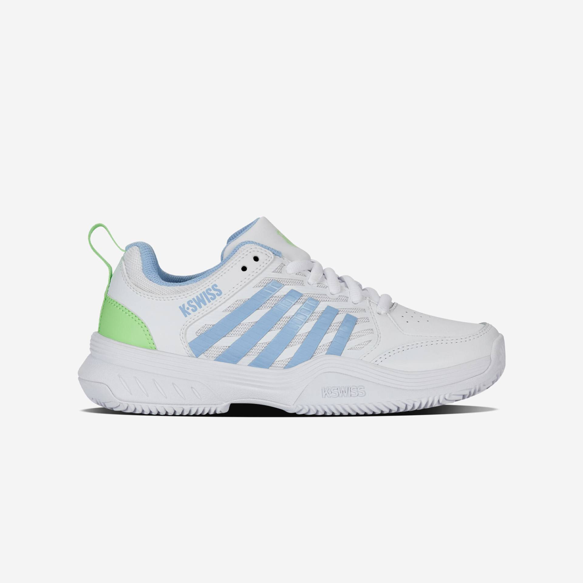 Damen Tennisschuhe Sandplatz - K-Swiss Court Express 2 weiss/blau Damen Tennisschuhe Sandplatz - K-Swiss Court Express 2 weiss/blau von K-SWISS