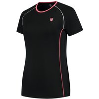 K-Swiss Hypercourt Crew T-Shirt Damen in schwarz K-Swiss Hypercourt Crew T-Shirt Damen in schwarz von K-SWISS