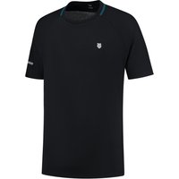 K-Swiss Hypercourt Double Crew 2 T-Shirt Herren in schwarz, Größe: L von K-SWISS