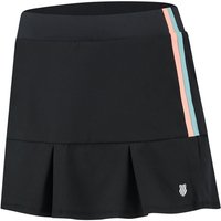 K-Swiss Hypercourt Pleated Skirt 3 Rock Damen in schwarz, Größe: XL von K-SWISS