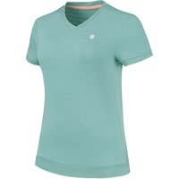 K-Swiss Hypercourt V-Neck Top Tank-Top Damen in petrol von K-SWISS