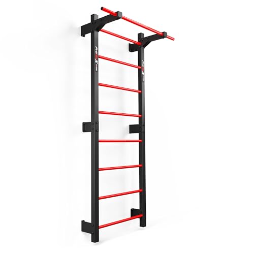K-Sport: Sprossenwand mit 8 Sprossen I Klettergerüst bis 250kg belastbar I Turnwand mit Klimmzugstange I Metall-Kletterwand zur Wandmontage für Erwachsene & Kinder, inkl. E-Book K-Sport: Sprossenwand mit 8 Sprossen I Klettergerüst bis 250kg belastbar I Turnwand mit Klimmzugstange I Metall-Kletterwand zur Wandmontage für Erwachsene & Kinder, inkl. E-Book von K-Sport