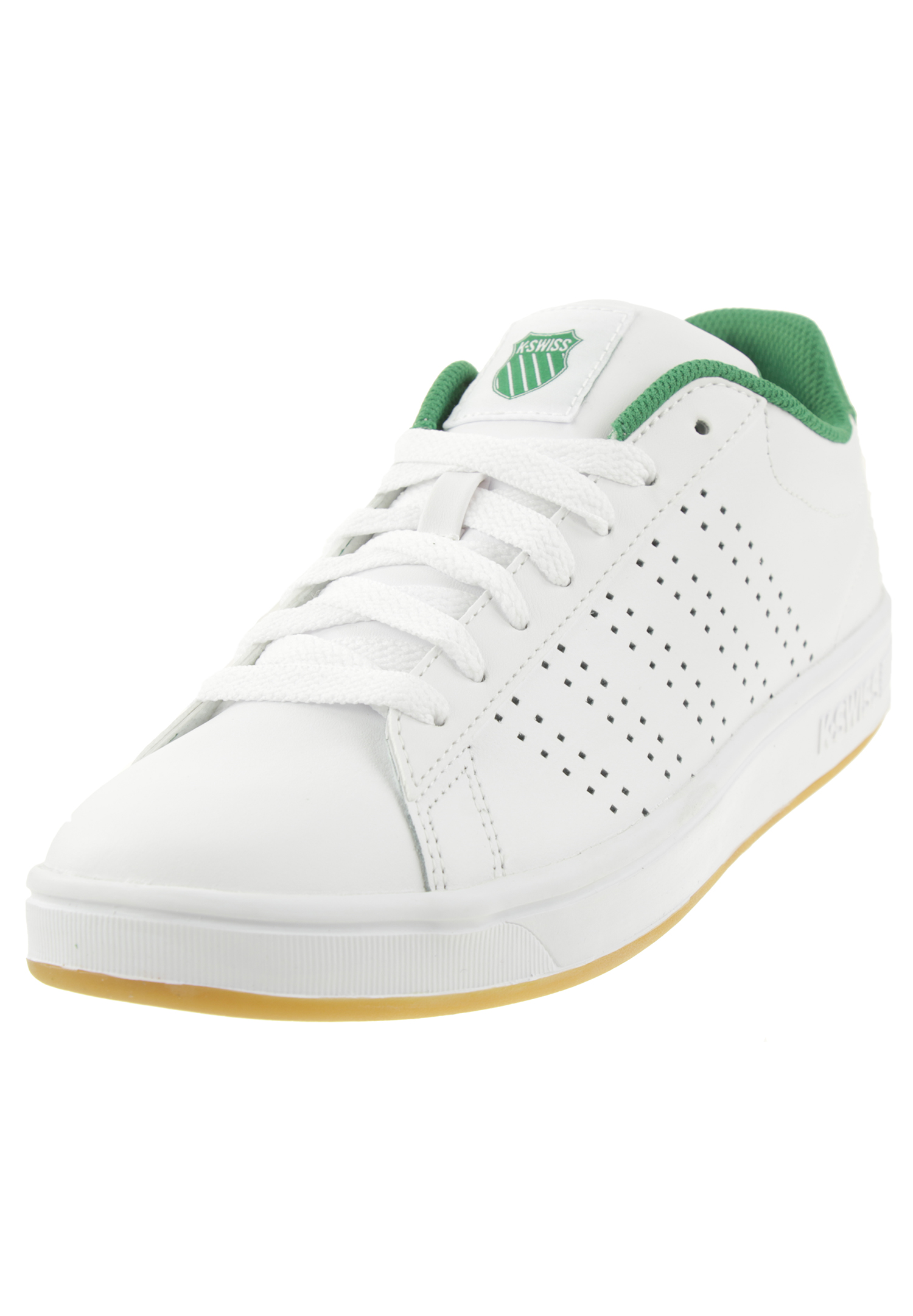 K-SWISS COURT CASPER Herren Sneaker Sportschuhe 05586-904-M Weiss grün von K-Swiss