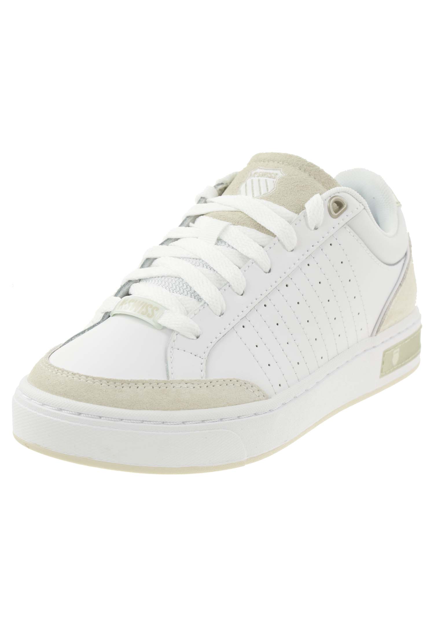 K-SWISS Court Block Damen Sneaker Sportschuh 97411-977-M weiss/beige K-SWISS Court Block Damen Sneaker Sportschuh 97411-977-M weiss/beige von K-Swiss
