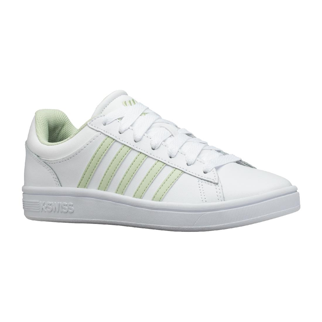 K-SWISS Court Winston Damen Sneaker Sportschuh 96154-180-M Weiß/Grün K-SWISS Court Winston Damen Sneaker Sportschuh 96154-180-M Weiß/Grün von K-Swiss