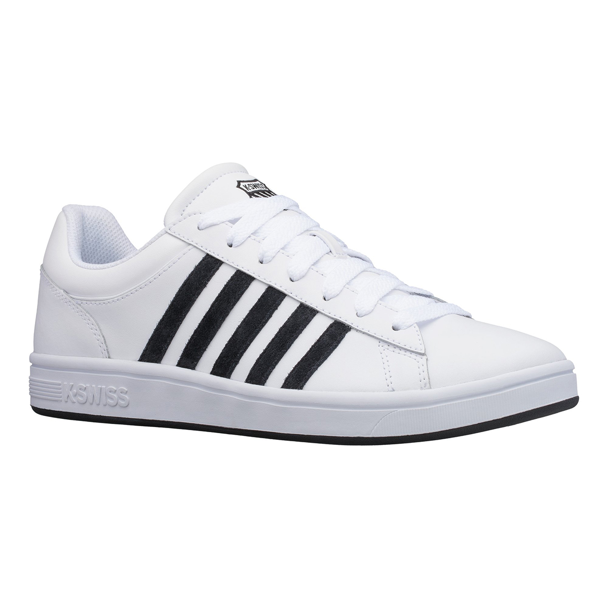 K-SWISS Court Winston Herren Sneaker Sportschuh 06154-117-M Weiß/Schwarz K-SWISS Court Winston Herren Sneaker Sportschuh 06154-117-M Weiß/Schwarz von K-Swiss