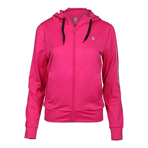 K-Swiss Damen Sport Tennis Jacke, Hypercourt Express, Pink K-Swiss Damen Sport Tennis Jacke, Hypercourt Express, Pink von K-Swiss