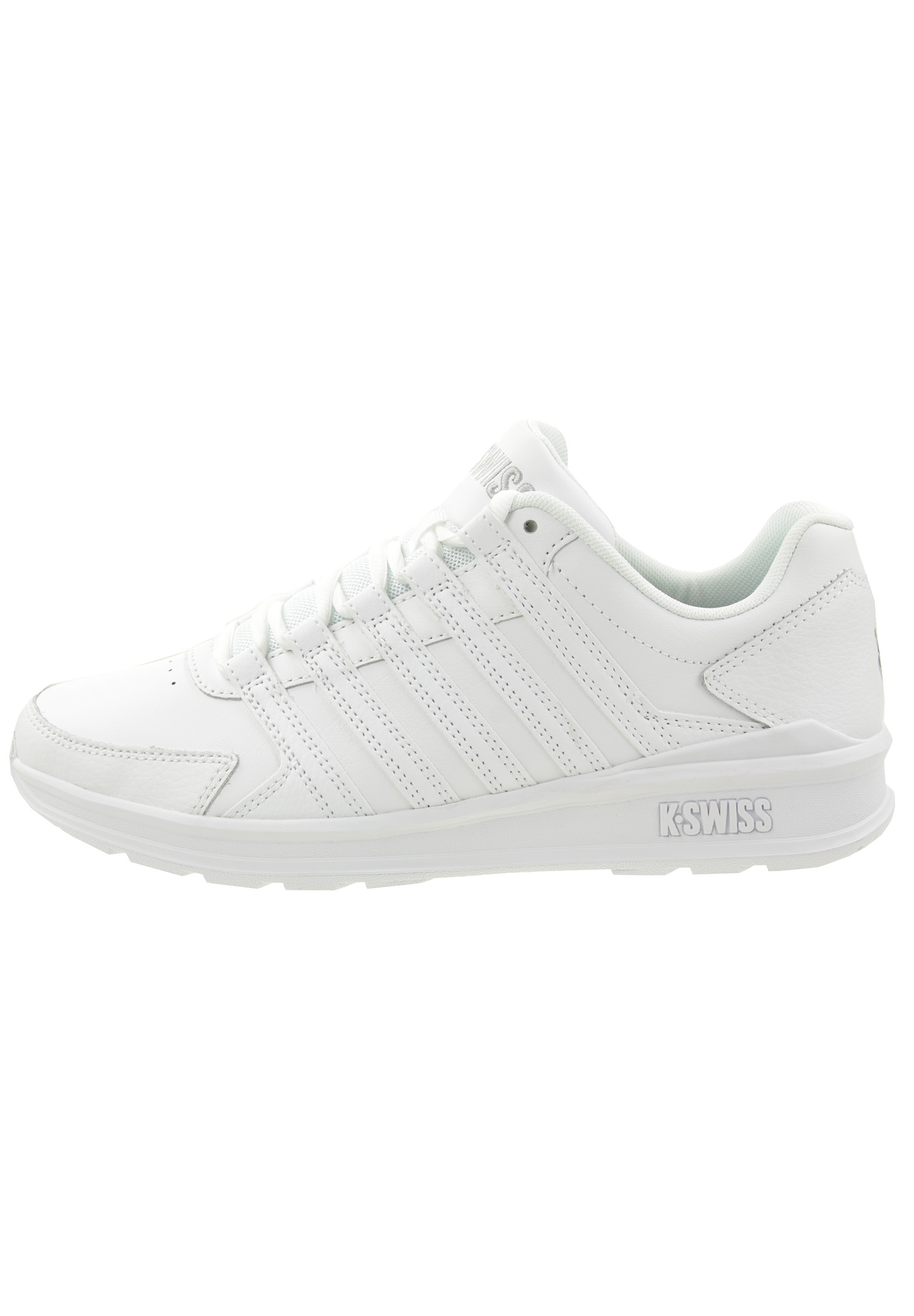 K-Swiss Herren Vista Trainer Sneaker Sportschuh 07000-101-M Weiß / Weiß von K-Swiss