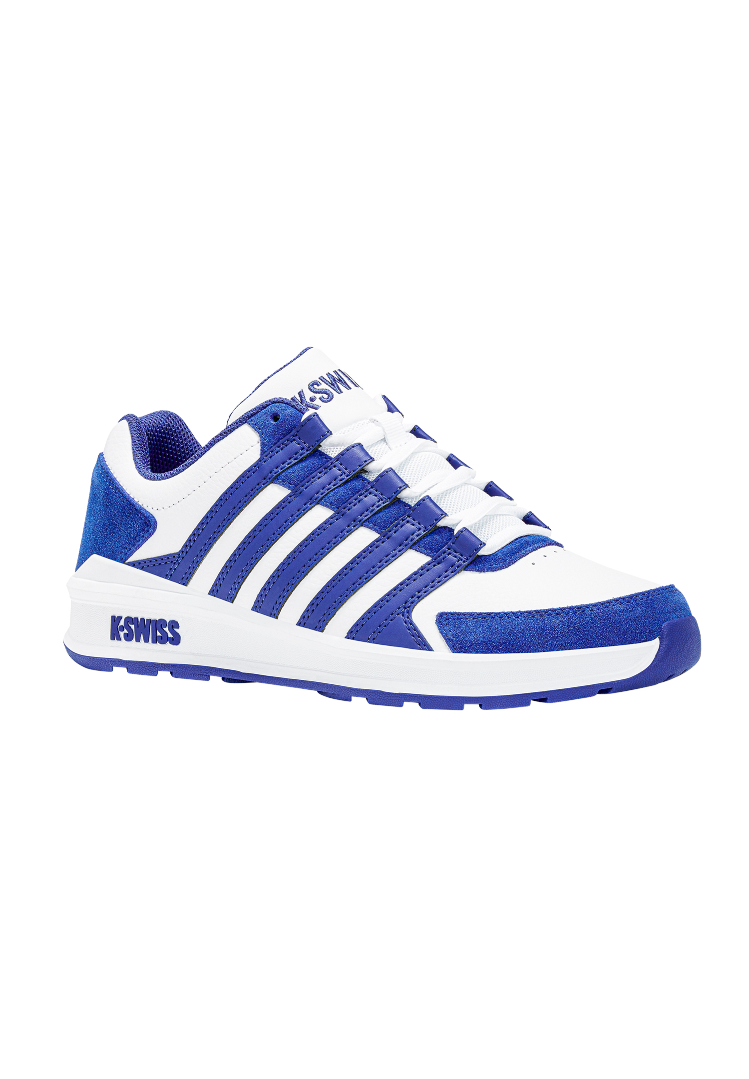 K-Swiss Herren Vista Trainer Sneaker Sportschuh 07000-918-M weiss/blau K-Swiss Herren Vista Trainer Sneaker Sportschuh 07000-918-M weiss/blau von K-Swiss