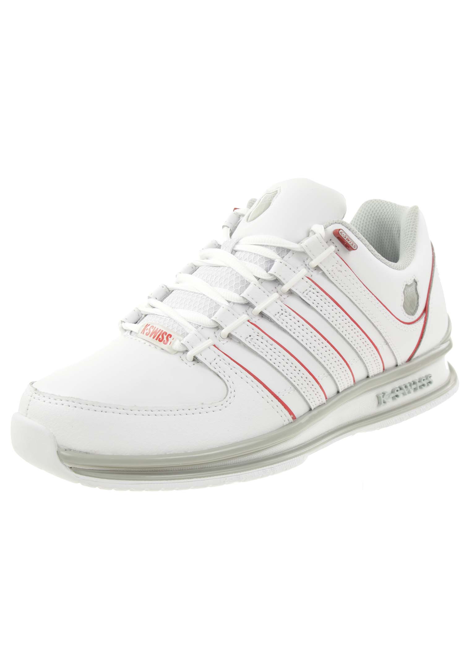 K-Swiss Rinzler Herren Sneaker Sportschuh 01235-192-M weiss rot K-Swiss Rinzler Herren Sneaker Sportschuh 01235-192-M weiss rot von K-Swiss