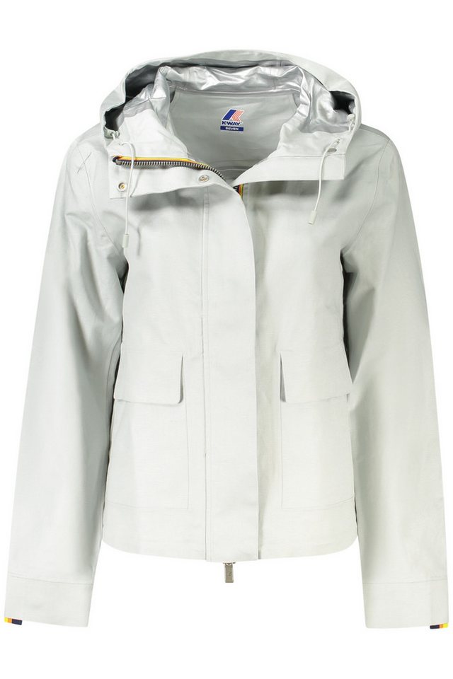 K-Way Outdoorjacke Damen Sportjacke Grau mit Kapuze: Funktional & Stilvoll K-Way Outdoorjacke Damen Sportjacke Grau mit Kapuze: Funktional & Stilvoll von K-Way
