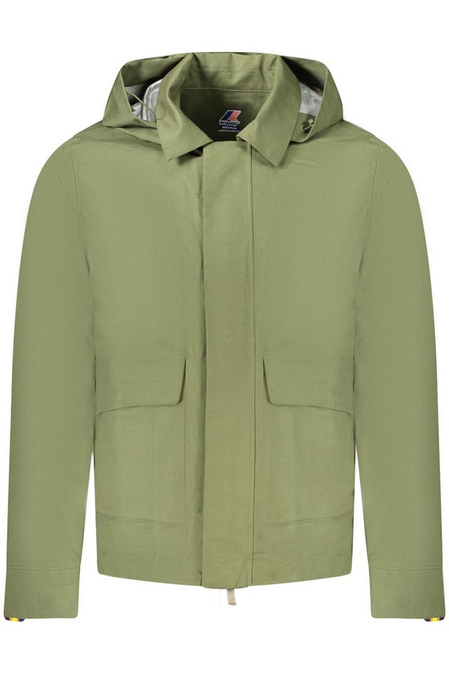 K-Way Outdoorjacke Herren Sportjacke Grün mit abnehmbarer Kapuze und Taschen K-Way Outdoorjacke Herren Sportjacke Grün mit abnehmbarer Kapuze und Taschen von K-Way