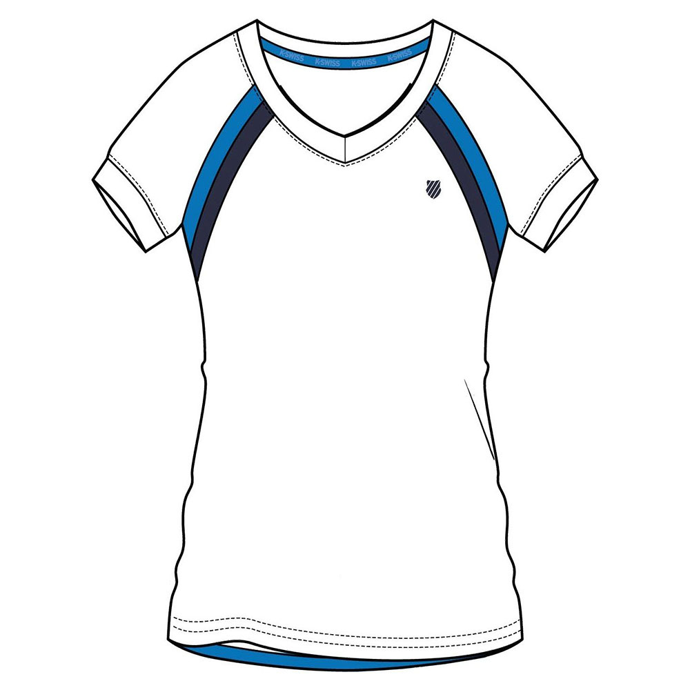 K-swiss Core Team Short Sleeve T-shirt Weiß S Frau K-swiss Core Team Short Sleeve T-shirt Weiß S Frau von K-swiss