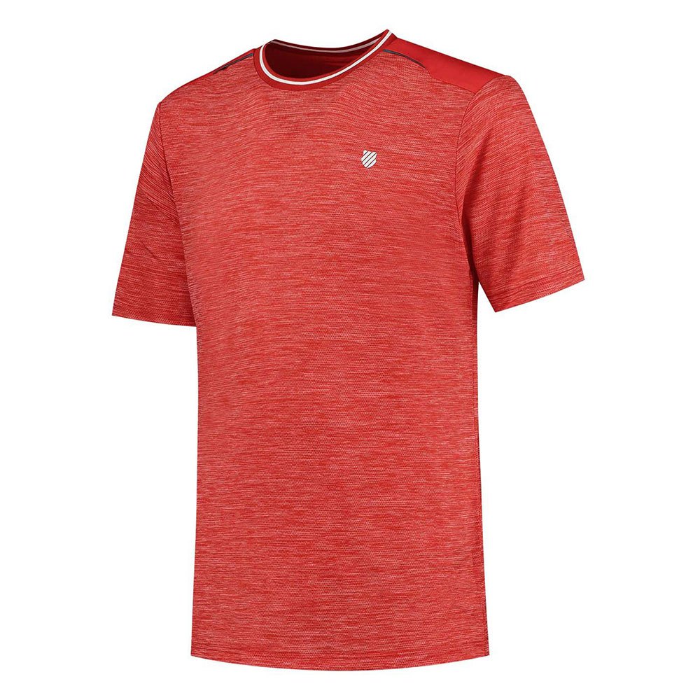 K-swiss Hypercourt Melange Short Sleeve T-shirt Orange L Mann von K-swiss