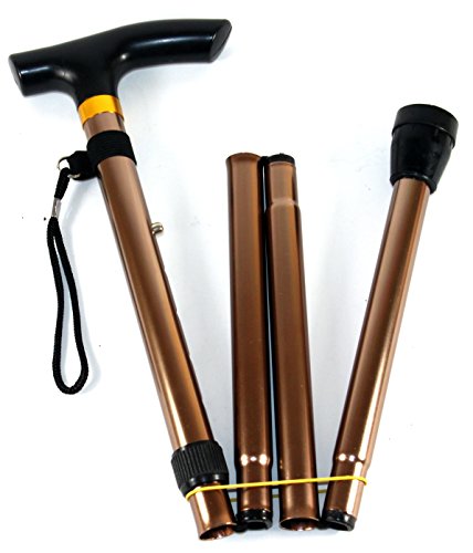 Gehstock faltbar - Bronze - Gehhilfe -K&B Vertrieb- Spazierstock Stock Krückstock Wanderstock Gehstütze 1021 Gehstock faltbar - Bronze - Gehhilfe -K&B Vertrieb- Spazierstock Stock Krückstock Wanderstock Gehstütze 1021 von K&B Vertrieb