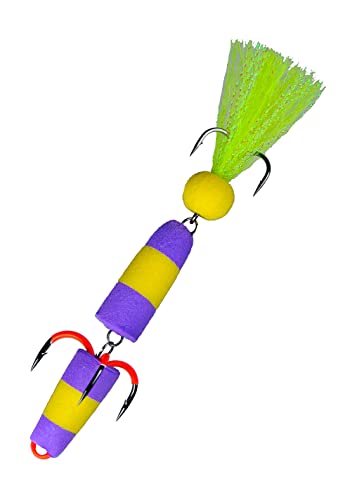 K.P Baits Foam Jig 7,5 cm - Lila Gelb: Schaumstoff Köder zum Spinnfischen - 1 Stück K.P Baits Foam Jig 7,5 cm - Lila Gelb: Schaumstoff Köder zum Spinnfischen - 1 Stück von K.P Baits