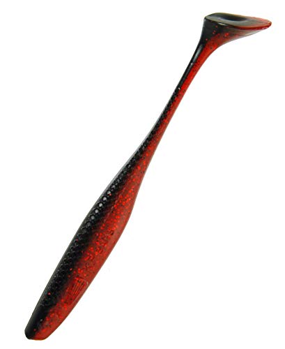 K.P Baits Lazy Shad Gummifisch 4" 10 cm 5 Stück Barsch Zander 033 Japan Rot Schwarz K.P Baits Lazy Shad Gummifisch 4" 10 cm 5 Stück Barsch Zander 033 Japan Rot Schwarz von K.P