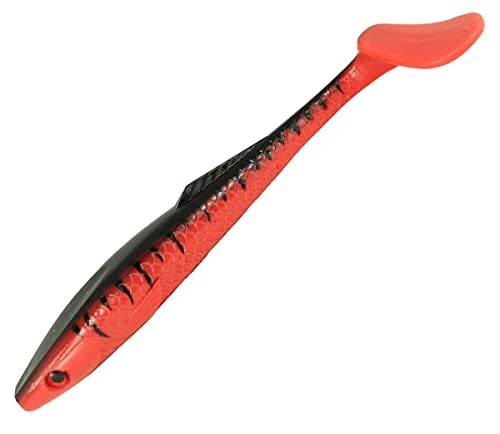 K.P Baits Pike Shad Hecht XXL Gummifisch Swimbait 9" 22,5 cm Red Perch K.P Baits Pike Shad Hecht XXL Gummifisch Swimbait 9" 22,5 cm Red Perch von K.P