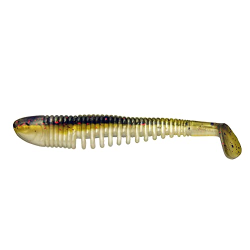 K.P Baits Skeleton Shad Gummifisch 3" 7,5cm Barsch Zander Forelle Brown White Turbot K.P Baits Skeleton Shad Gummifisch 3" 7,5cm Barsch Zander Forelle Brown White Turbot von K.P