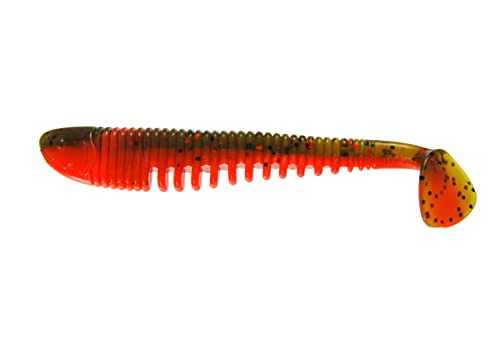 K.P Baits Skeleton Shad Gummifisch 4" 10 cm 5 Stück 052 Motoroil Rot K.P Baits Skeleton Shad Gummifisch 4" 10 cm 5 Stück 052 Motoroil Rot von K.P