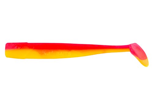 K.P Baits Slim Shad Gummifisch 4" 10 cm 5 Stück 137 Red Yellow K.P Baits Slim Shad Gummifisch 4" 10 cm 5 Stück 137 Red Yellow von K.P