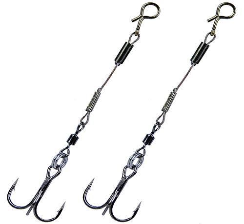 K.P Baits Stinger Drilling Angsthaken mit Wirbel 2 Stück 6 cm - 12 kg - Hakengröße 4 K.P Baits Stinger Drilling Angsthaken mit Wirbel 2 Stück 6 cm - 12 kg - Hakengröße 4 von K.P