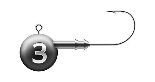 K.P Mustad Round Rund Jigkopf Jig 3 Gramm - Hakengröße 4/0-5 Stück K.P Mustad Round Rund Jigkopf Jig 3 Gramm - Hakengröße 4/0-5 Stück von K.P