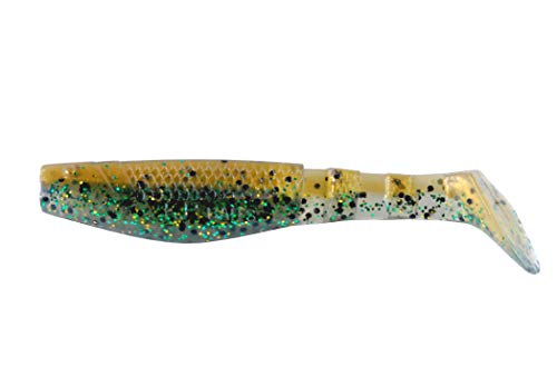 K.P Original Shad Gummifische 6,25 cm 5 Stück Barsch Zander 142 Grün Gold K.P Original Shad Gummifische 6,25 cm 5 Stück Barsch Zander 142 Grün Gold von K.P