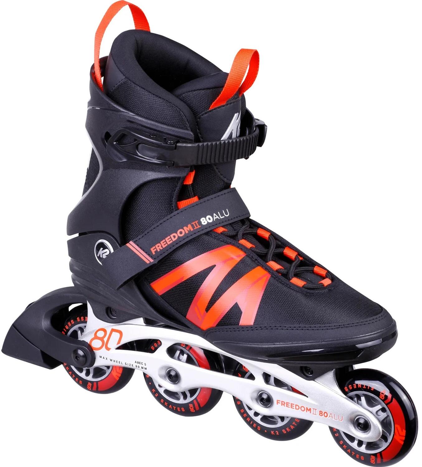 K2 Freedom II Alu Man Inlineskate (41.5 (US=8.5), design) von K2 Skates