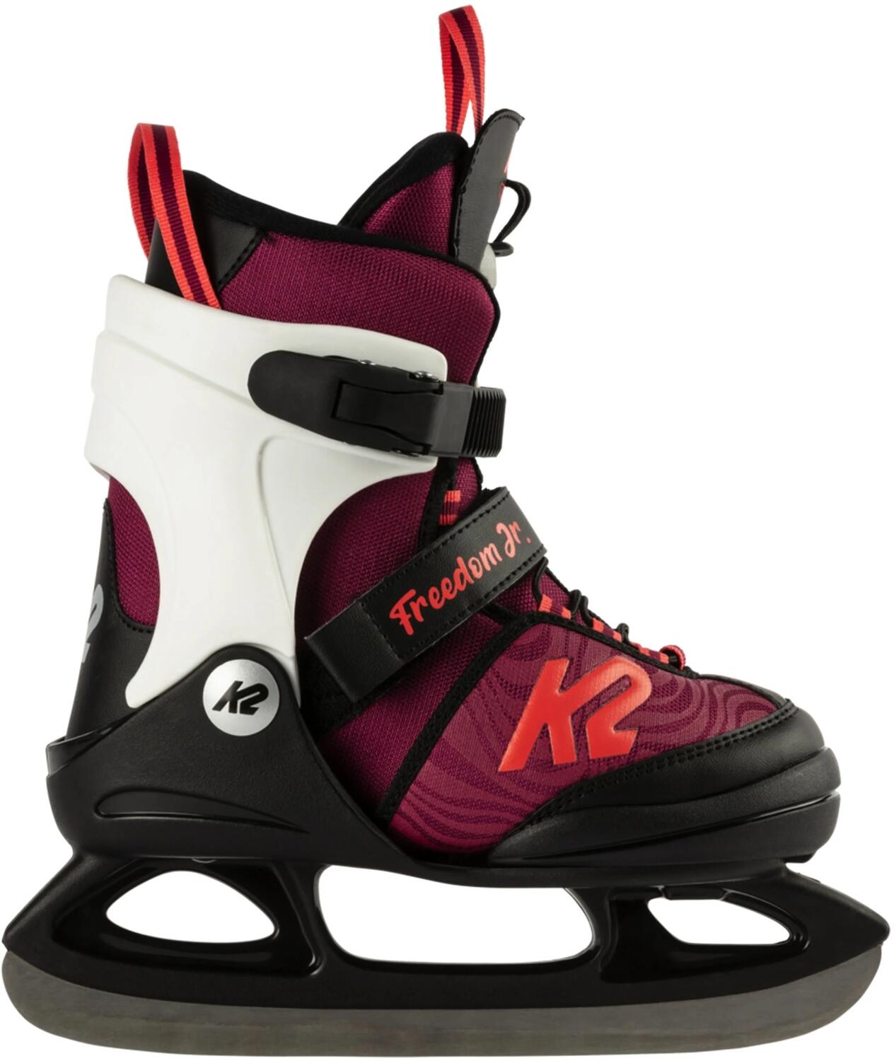 K2 Freedom Ice Girl verstellbarer Schlittschuh (35.0 - 40.0, purple/coral) von K2 Skates