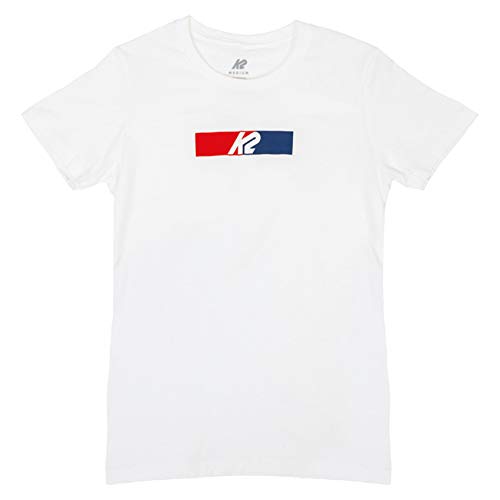 K2 Damen RWB Brick Tee Womens T-Shirt, White, M von K2
