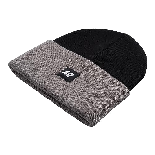 K2 Two Tone Beanie Mütze, black, One size von K2