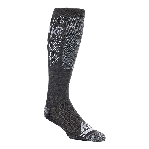 K2 Unisex – Erwachsene Chain Logo Sock Skisocken, Black, L K2 Unisex – Erwachsene Chain Logo Sock Skisocken, Black, L von K2