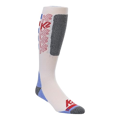 K2 Snow Unisex – Erwachsene Skisocken Chain Logo Sock, red - White - Blue, 20H1303 K2 Snow Unisex – Erwachsene Skisocken Chain Logo Sock, red - White - Blue, 20H1303 von K2