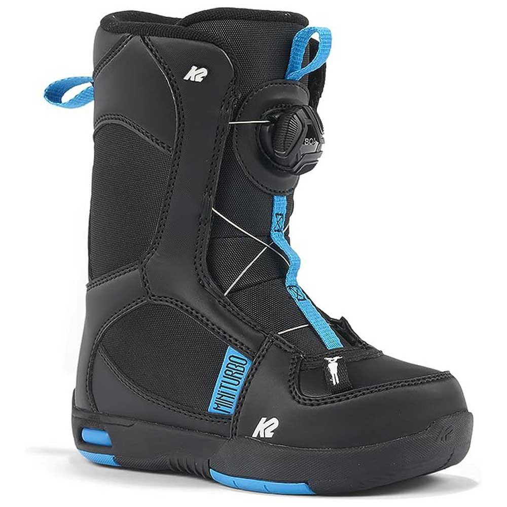 K2 Snowboards Mini Turbo Junior Snowboard Boots Schwarz 19.1 von K2 Snowboards