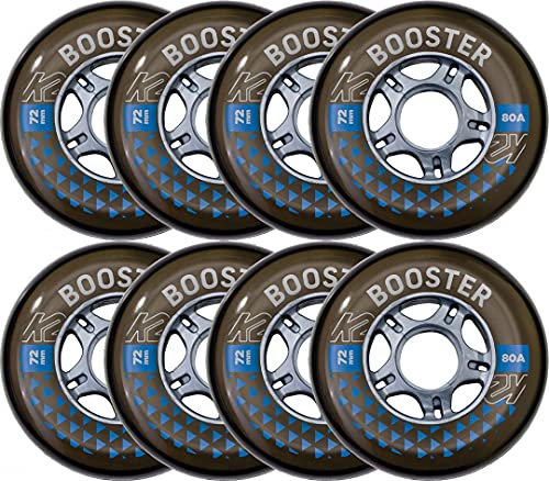 Booster 72MM 80A 8-Wheel Pack W ILQ 5 – Black – 30F3005 Booster 72MM 80A 8-Wheel Pack W ILQ 5 – Black – 30F3005 von K2