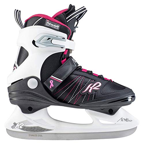 K2 Damen Alexis Ice PRO Skates, Schwarz/Weiß, 42 EU von K2