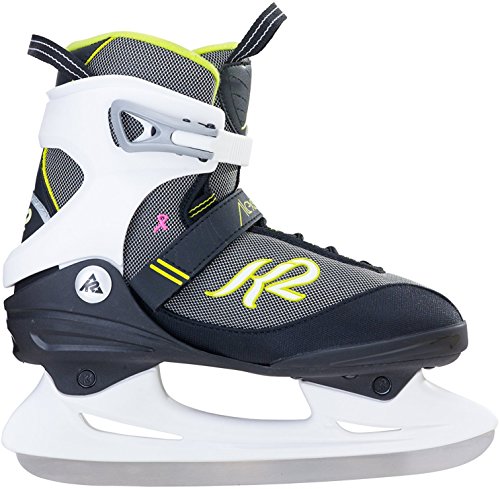 K2 Damen Schlittschuhe Alexis Ice - Weiß-Grau-Schwarz - EU: 37 (US: 7 - UK: 4.5) - 25A0100.1.1.070 von K2