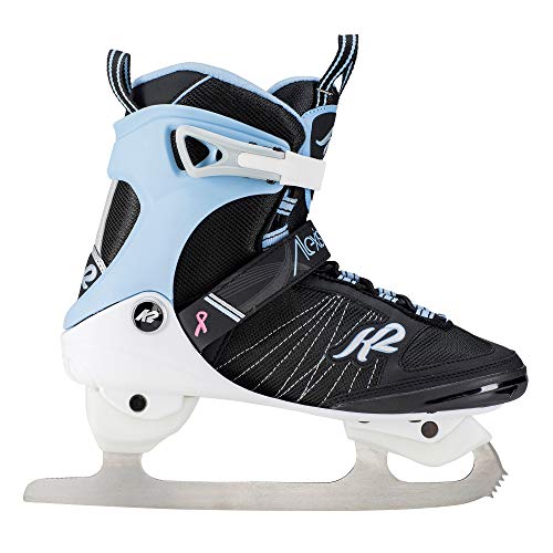 K2 Damen Schlittschuhe Alexis Ice FB - Schwarz-Weiß-Hellblau - EU: 36 (US: 6 - UK: 3.5) - 25C0050.1.1.060 von K2