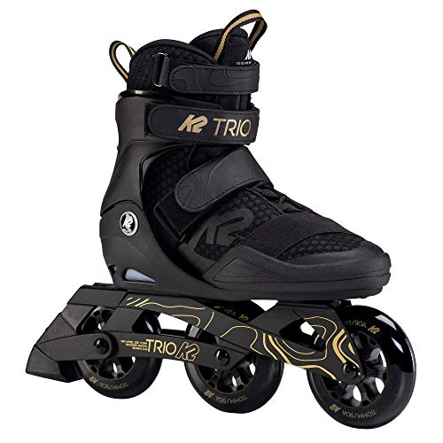 K2 Skates Unisex Inline Skates Trio 110, Black - Gold, 30F0133.1.1.080 K2 Skates Unisex Inline Skates Trio 110, Black - Gold, 30F0133.1.1.080 von K2