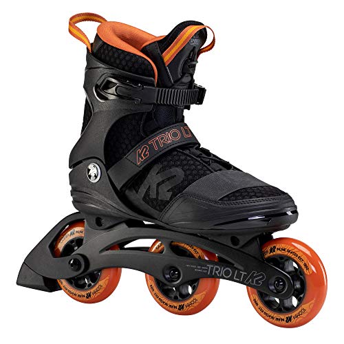 K2 Skates Unisex Inline Skates TRIO LT 100, black - orange, 30F0129.1.1.105 von K2