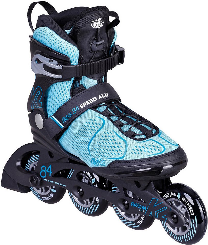 K2 Inlineskates K2 ALEXIS 84 SPEED ALU Inline Skate turquise/black K2 Inlineskates K2 ALEXIS 84 SPEED ALU Inline Skate turquise/black von K2