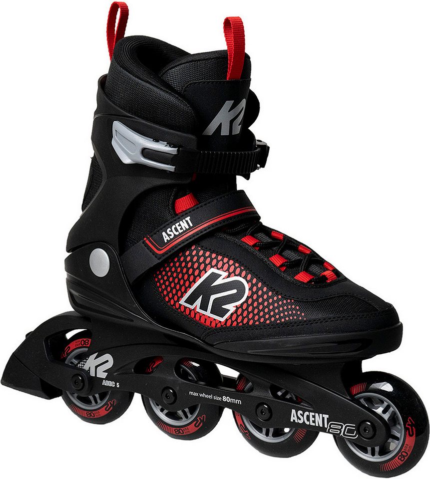 K2 Inlineskates K2 ASCENT 80 M Inline Skate black/red K2 Inlineskates K2 ASCENT 80 M Inline Skate black/red von K2