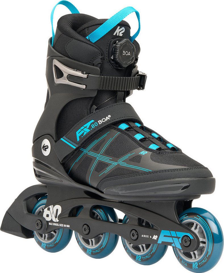 K2 Inlineskates K2 F.I.T. 80 BOA Inline Skate black/blue K2 Inlineskates K2 F.I.T. 80 BOA Inline Skate black/blue von K2