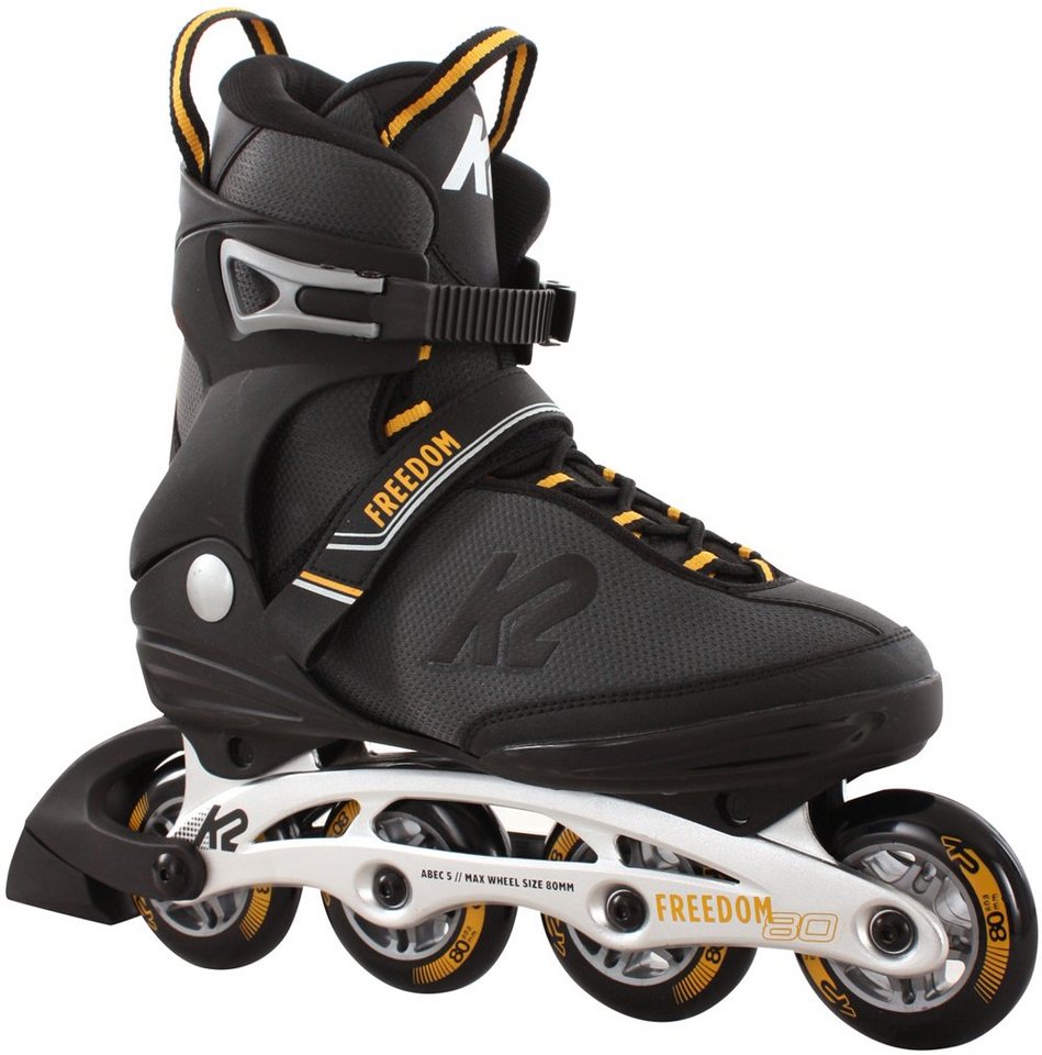 K2 Inlineskates K2 FREEDOM Inline Skate 2021 grey/yellow von K2