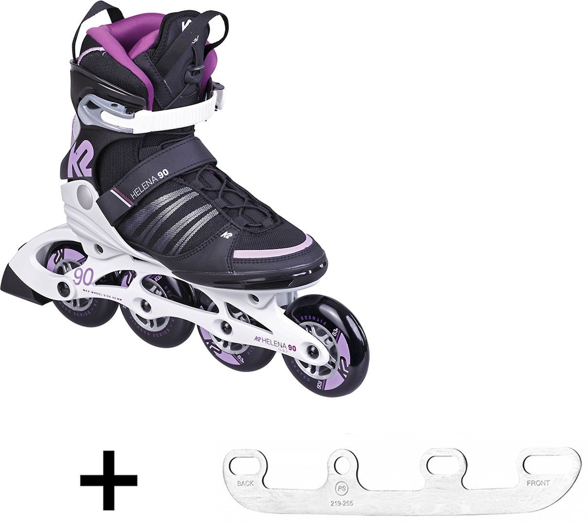 K2 Inlineskates K2 HELENA 90 II SPEEDLACE LTD Inline Skate inkl Schlittschuh Eiskufen von K2