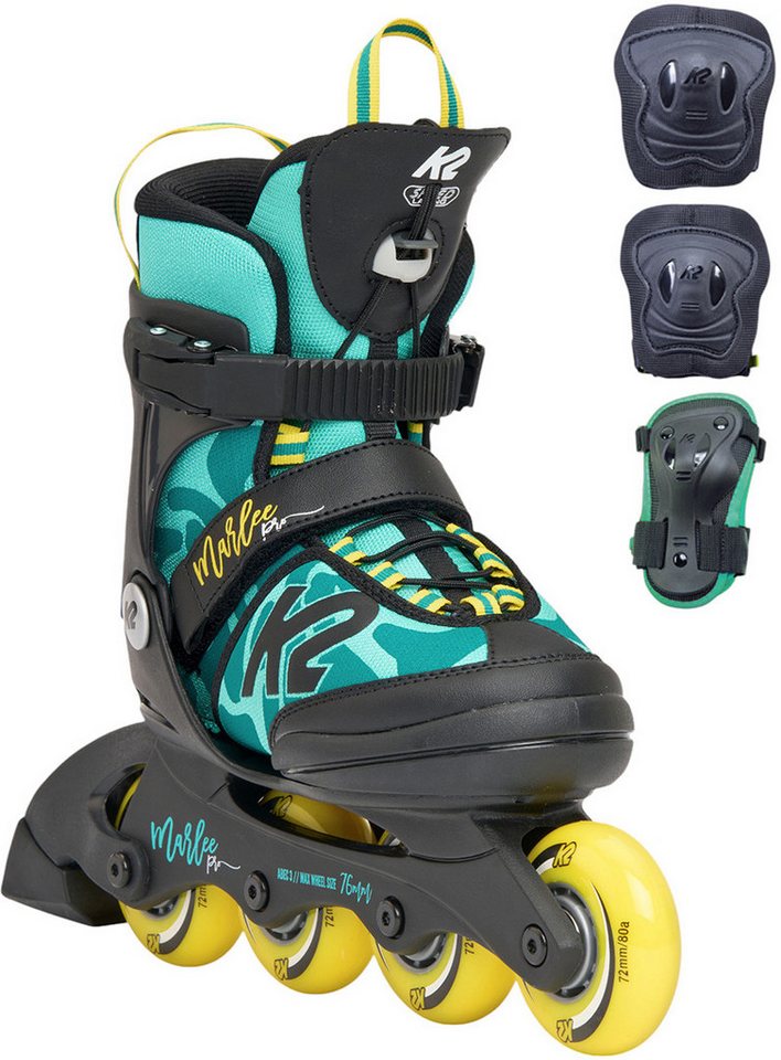K2 Inlineskates K2 MARLEE PRO PACK Kinder Inline Skate green/yellow inkl. Schonerset K2 Inlineskates K2 MARLEE PRO PACK Kinder Inline Skate green/yellow inkl. Schonerset von K2