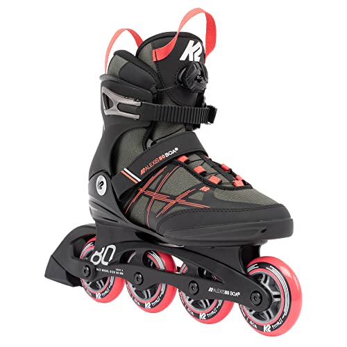 K2 Skates Damen Inline Skates Alexis 80 BOA, Grey - Coral, 30G0317.1.1.085 K2 Skates Damen Inline Skates Alexis 80 BOA, Grey - Coral, 30G0317.1.1.085 von K2