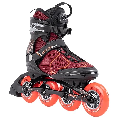 K2 Skates Damen Inline Skates ALEXIS 90 BOA, burgandy - orange, 30G0817.1.1.110 von K2