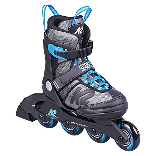 K2 Skates Jungen Inline Skates CADENCE B LTD, black - grey - ice blue, 30G0828.1.1.L von K2